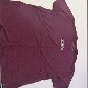 Hurley Men's Burgundy Short Sleeve Tee